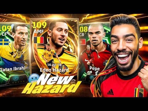 NEW HAZARD 109 🔥 NATIONAL ALL - STARS PACK OPENING + GAMEPLAY 🔥 eFootball 26 mobile
