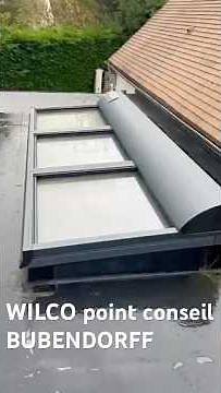 installation volet roulant Rolax Bubendorff sur une verrière en aluminium, écologique et solaire