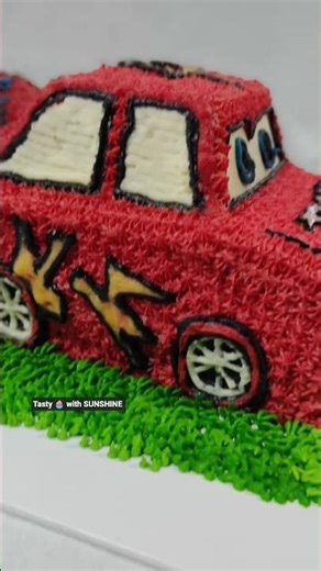 Car 🚗 Cake design 🥰🧁 | Birthday cake design idea #homemade #simplecakes #youtubeshorts