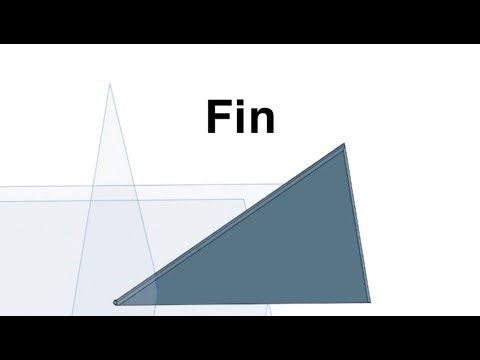 How to 3D CAD a Fin - Launchpad CAD series #4