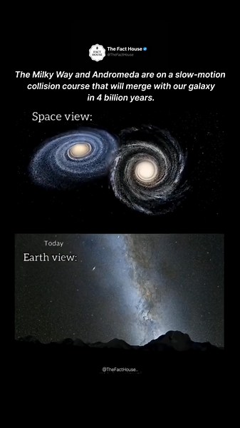 The Milky Way is Colliding with Andromeda! 🌌