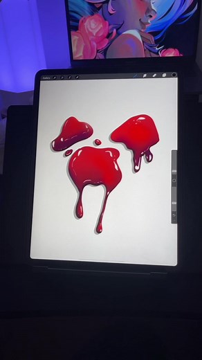 How to draw 🩸 #letslearnhowtodraw #tutorial #PepsiApplePieChallenge #spooky