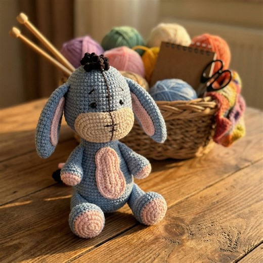 Crochet Donkey Pattern, Amigurumi Donkey PDF, Cute Plush Animal Toy Design, Beginner Friendly - Etsy