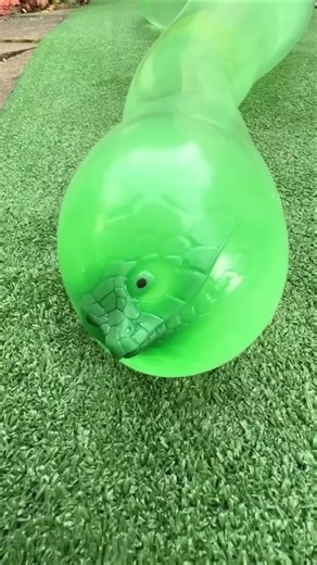 Turning a Rubber Snake into a Giant Water-Filled Python 😲 #shorts #unitedstates