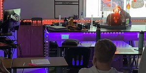 Exploding pumpkins: middle school science teacher makes science fun