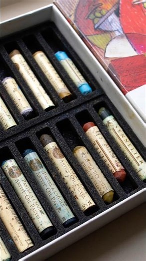 Color palette for a grey background OIL PASTELS LOVE 💕