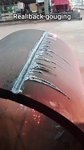 Real back gouging. #welder #welding #weld #gouging #reels #fyp #fbpro #viral | Paruntungan W Munthe