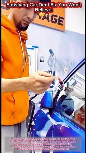 Satisfying Car Dent Fix You Won't Believe! 😲✨