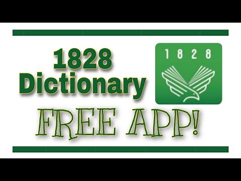 1828 Dictionary App - FREE