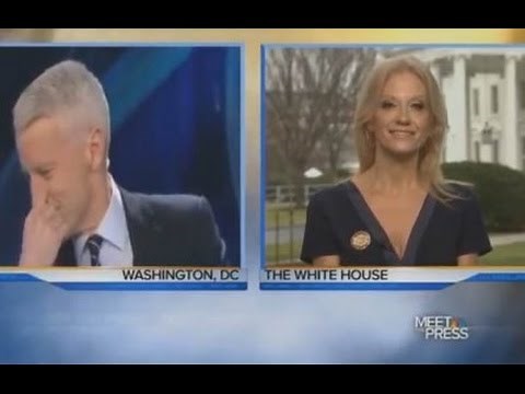 Anderson Cooper LAUGHS In Kellyanne Conway's Face During Interview