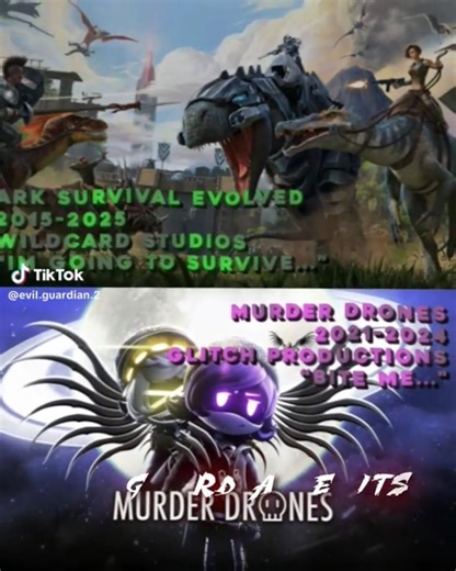 ark survival evolved 🆚 murder drones #arksurvivalevolved #arksurvivalascended #murderdrones