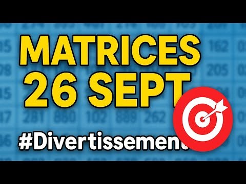 LOTO🔥ANALYSE DES MATRICE🔥PREDICTION LOTO CHANCEUSE 🥰