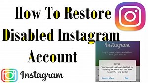 How to Restore an Instagram Account