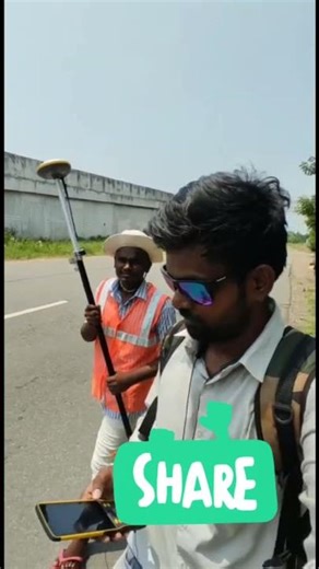 DGPS survey in progress for high-accuracy land mapping and boundary verification.