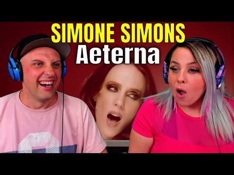 Reaction To SIMONE SIMONS - Aeterna (OFFICIAL MUSIC VIDEO) THE WOLF HUNTERZ REACTIONS