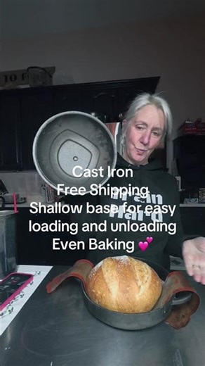 Enameled Cast Iron Dutch Oven Pot with Lid Round Bread Oven for Homemade Sourdough Bread Baking