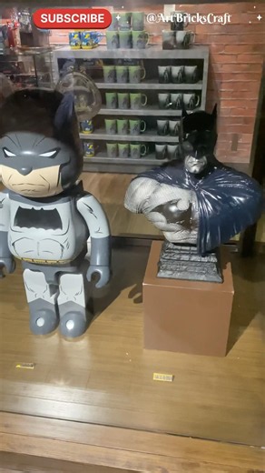 Epic Batman Merchandise at Warner Bros World! 🔥#gothamcity #warnerbros #yasisland #ytshorts #feeds