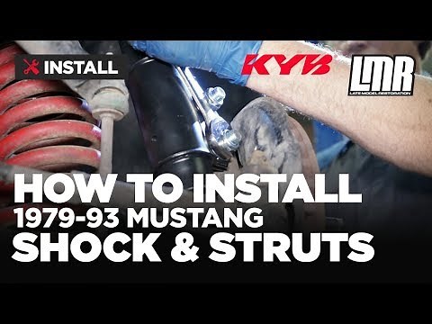 How To Install Fox Body Mustang KYB Shocks & Struts (79-93)