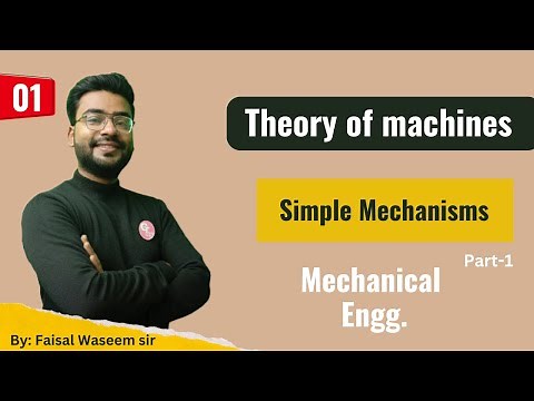 Theory of machine | lecture 1 Simple mechanisms (part1) | diploma mech engg | By Faisal Sir