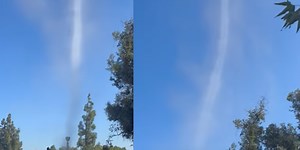 See it: Dust devil tosses tents at California youth football game