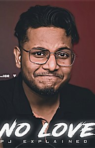 @thearjun.edit on Instagram: "@pjexplained Edit No love #nolove #pj #pjexplained #edits pj explained transformation"