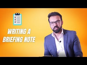 How to write a Briefing Note?