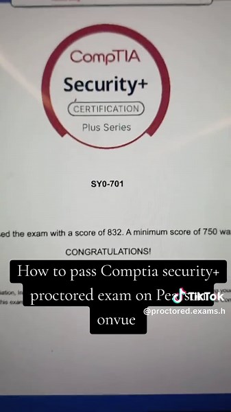 How to pass Comptia security proctored exam on Pearson onvue #comptia #cybersecurity #comptiacertification #comptiacerts #comptiaaplus #comptiasecurity #proctoredexam
