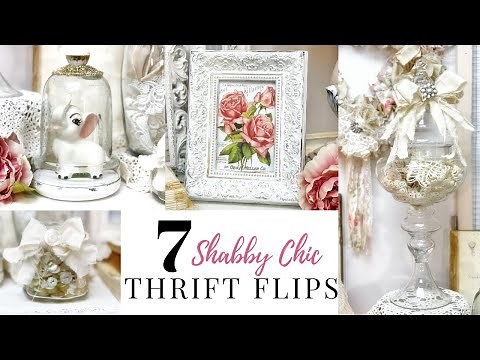 Trash to Treasure | Shabby Chic | Thrift Flips | Painting Technique | Thrifted Home Decor | DIY
