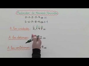 Redondeo de números decimales