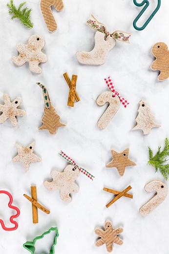 Easiest Cinnamon Salt Dough Recipe | First Day of Home