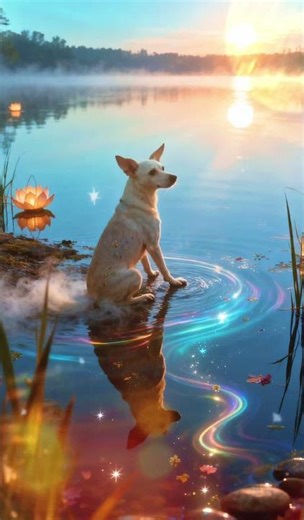 Shacky is relaxing in the natural landscapes