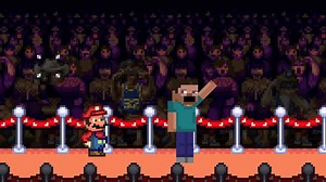 Super Mario vs. Minecraft | Dorkly