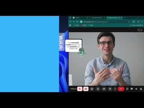 Minimalist desktop app tutorial