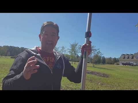 Cutting tall tree branches with Silky Hayauchi 390 Tree Branch Cutting Arborist Pole