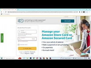 How to Login Amazon Credit Card Account Online? Sign In Amazon Credit Card on PC