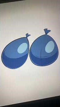 How to draw a pair of water balloons 🎈
