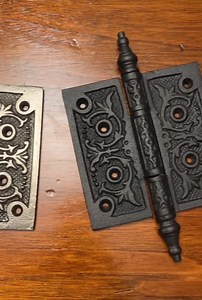 Antique Designed Iron Door Hinges: Rustic Victorian Style, Heavy Duty. Available Now for Both Interior and Exterior Doors! - Etsy