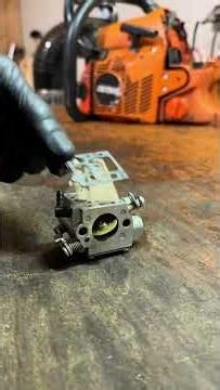 Echo CS590 chainsaw carburetor-complete removal Deep cleaning replacement of membranes and seals