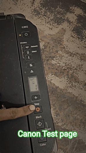 Canon test page #printer
