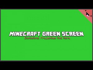 Minecraft Green Screen (Explosions, Particles And More)