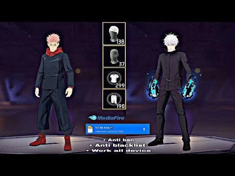 GOJO SATORU & YUJI ITADORI ☠️ NEW ANIME ?BUNDLE 🎯 GLITCH FILE ✅ AFTER OB52 UPDATE ‼️