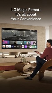 Experience new-level convenience with the Magic Remote's magical scroll and point functions. Seamlessly browse, select, and dive into content with just a slight wave of your hand. #LifeisGood #LG #LGTV #MagicRemote #Scroll #Point | LG Global | Facebook