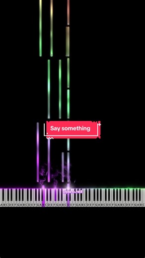 Say something | tutorial | like/follow-more| #pianotutorials #pianocovers #pianotok