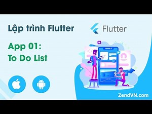 Lập trình di động với Flutter - App 01 TodoList