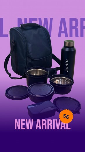 23K views · 273 reactions | Now Available at HALF PRICE✨‼️ . ✨The OFFICE Pro Lunch Box with Cutlery, 3 Microwave Safe Inside Containers with BPA Free Lids(290ml, 450ml & 600ml), Plastic Pickle Box(130ml), Steel Water Bottle(750ml)✨ . Grab Yours Today ✅ #combo #officelunch #sʜᴏᴘɴᴏᴡ #reels #reelsindia | Catfatindia | Facebook