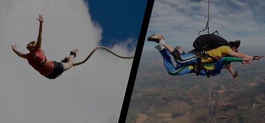 Bungee Jumping Vs. Skydiving | Which Is More Dangerous?