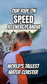 Riding the Tallest Water Roller Coaster in the World at Energylandia - Speed POV