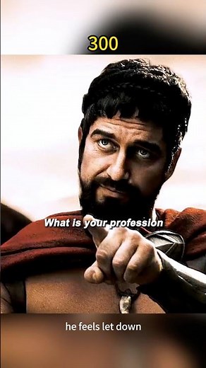 300 (2006) Iconic Profession Speech 🛡️🔥 King Leonidas Schools Overconfident Arcadian Leader