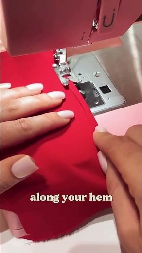 How to sew a hem on delicate fabrics