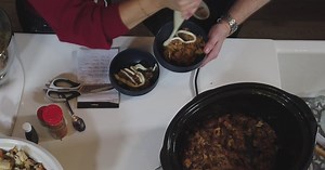 Heather's slow cooker bread pudding recipe
